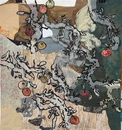 Técnica mista sobre papel 112x103 cm